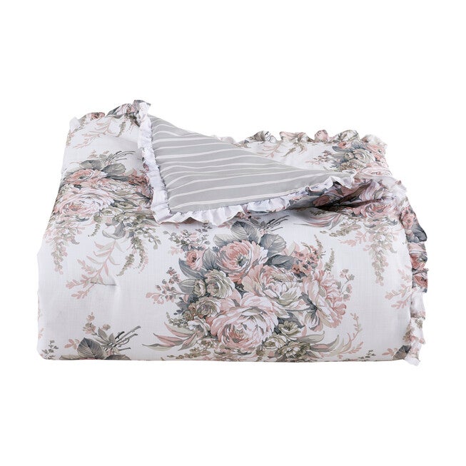 Estelle Blush 4 Piece Comforter Set, BLUSH, alternate image number null