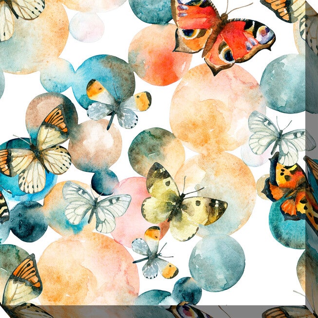 Butterfly Bubble Wall Art, MULTI, hi-res image number 0