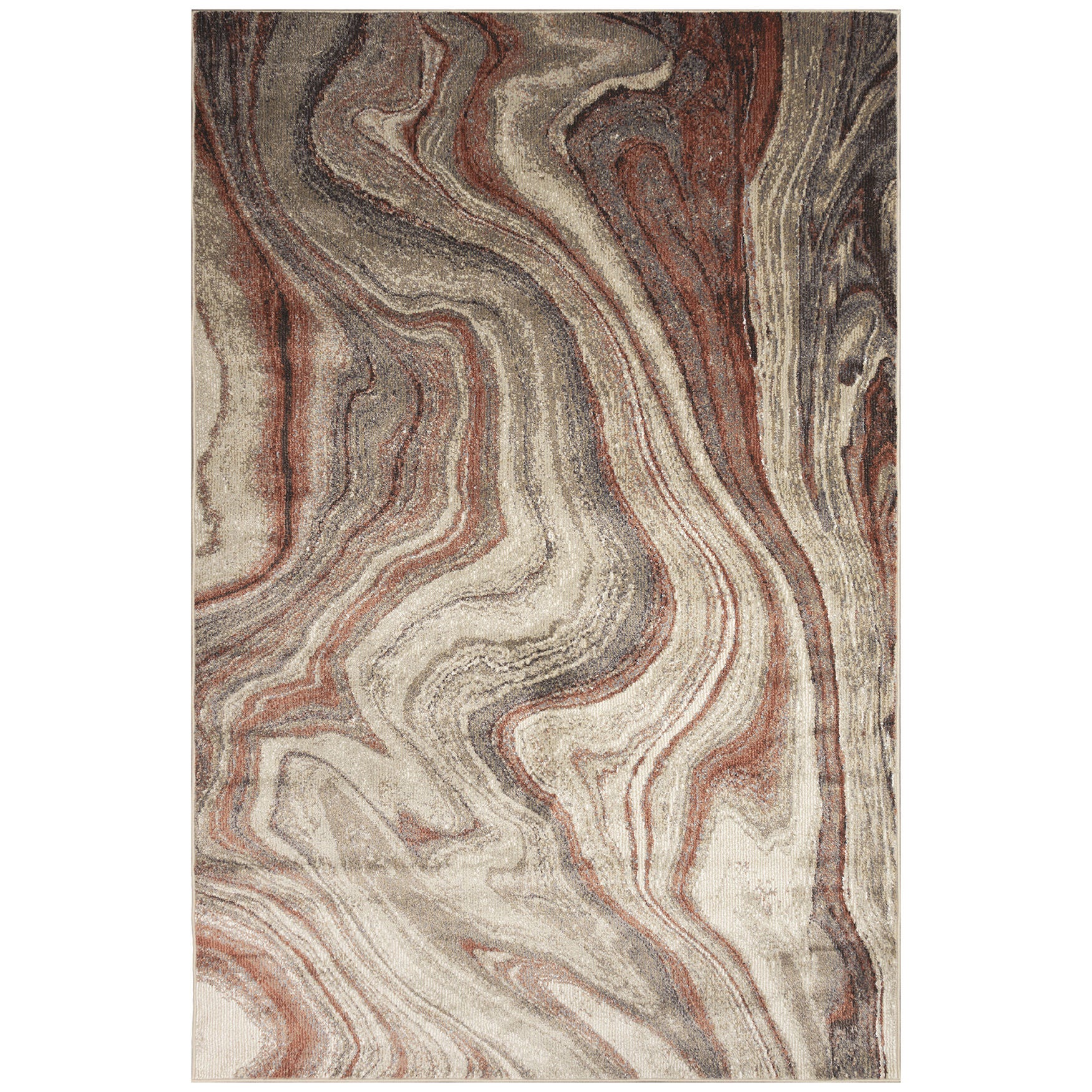 Ariana Marble Indoor Area Rug Cool, WARM, hi-res image number 0