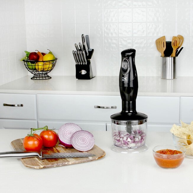 3-In-1 Immersion Blender, Chopper, And Mixer, , alternate image number null