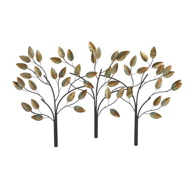 Brown Metal Traditional Wall Decor, BROWN, hi-res image number 0