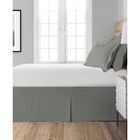 Space Maker Extra-Long 21" Drop length Silver Bed Skirt, , alternate image number null