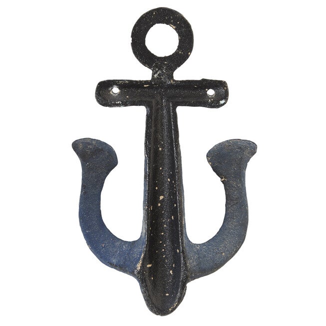 Set Of 4 Multi Colored Metal Coastal Wall Hook Wall Hook, , on-hover image number 1