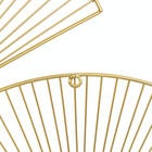 Cosmoliving By Cosmopolitan Gold Metal Wall Decor, , on-hover image number null