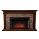 Canyon Heights Simulated Stone Electric Fireplace, , alternate image number null