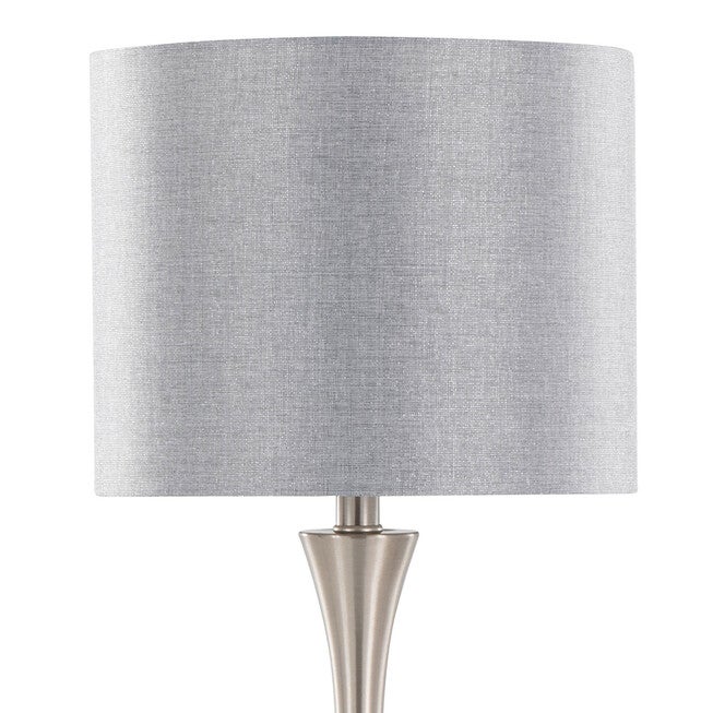 Lenuxe 25 inches Metal Table Lamp With Usb - Set Of 2, , alternate image number null