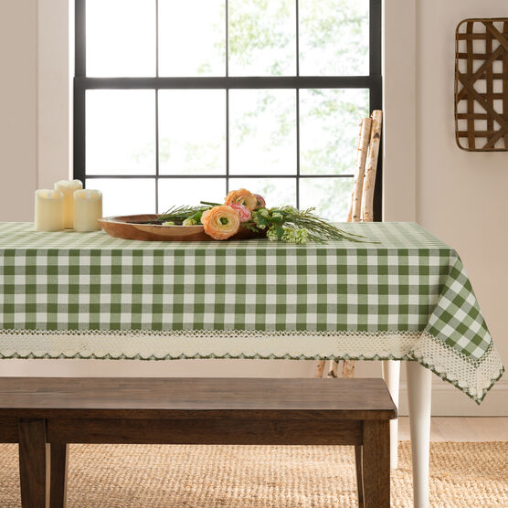Buffalo Check Tablecloth - 60-in x 84-in, , alternate image number null