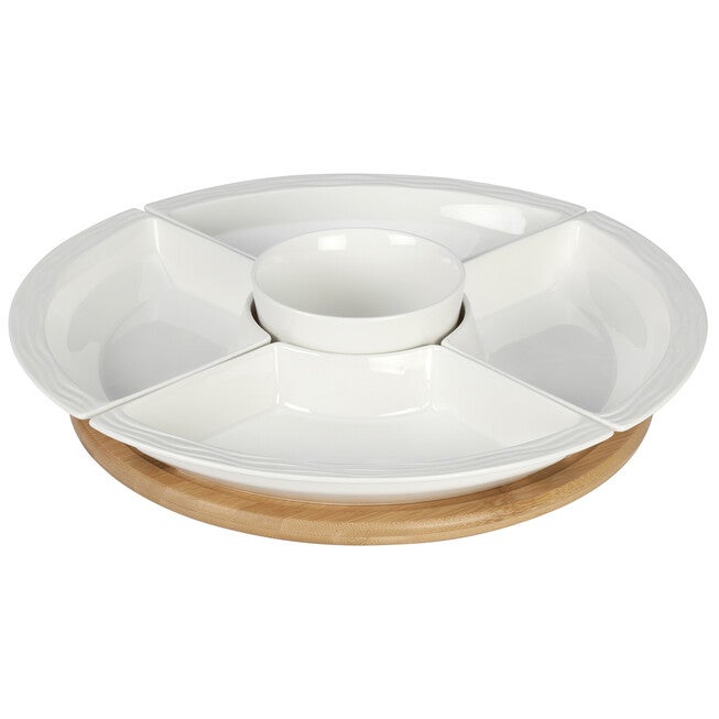 Table Styles Lazy Susan, WHITE NATURAL, hi-res image number null