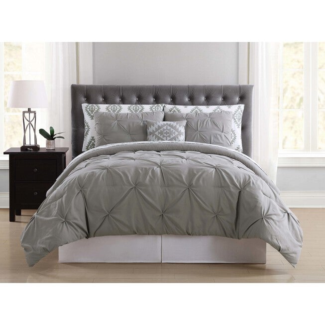 Pueblo Pleated Bed In A Bag, GREY, hi-res image number 0