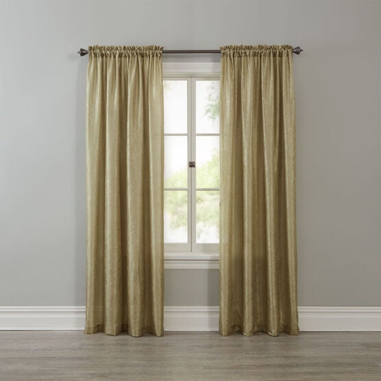 Bh Studio Crushed Taffeta Rod Pocket Panel Curtains Drapes