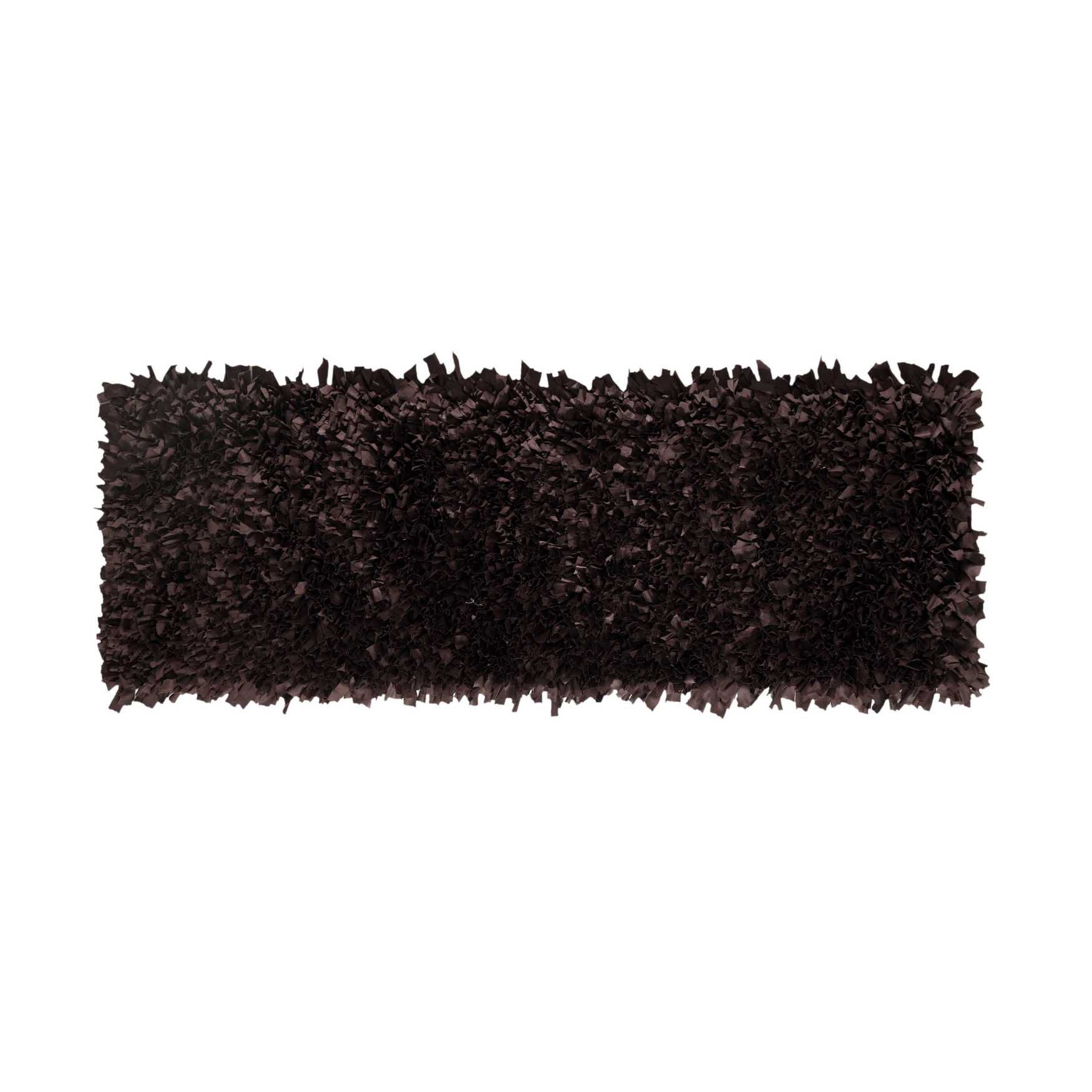Bella Premium Jersey Shaggy Area Rug, BROWN, hi-res image number 0