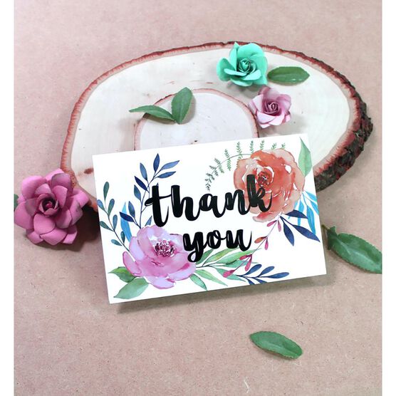 Colorful Floral Thank You Cards - 36 Cards, , alternate image number null