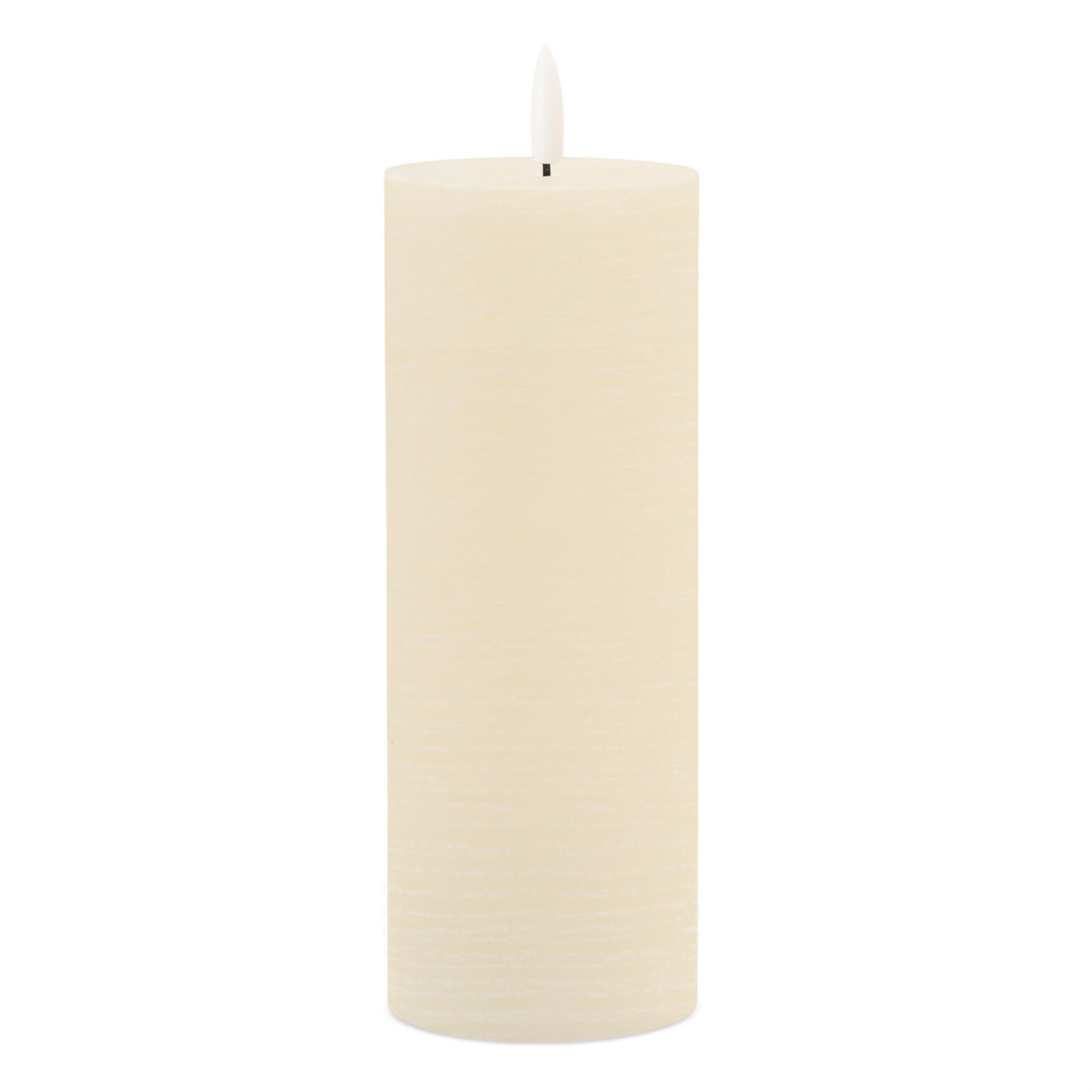 FIA Wick Ivory Pillar Candle Set of 2, BEIGE, hi-res image number 0