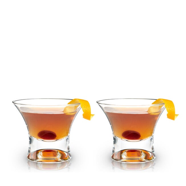 Crystal Manhattan Glasses, CLEAR, hi-res image number null