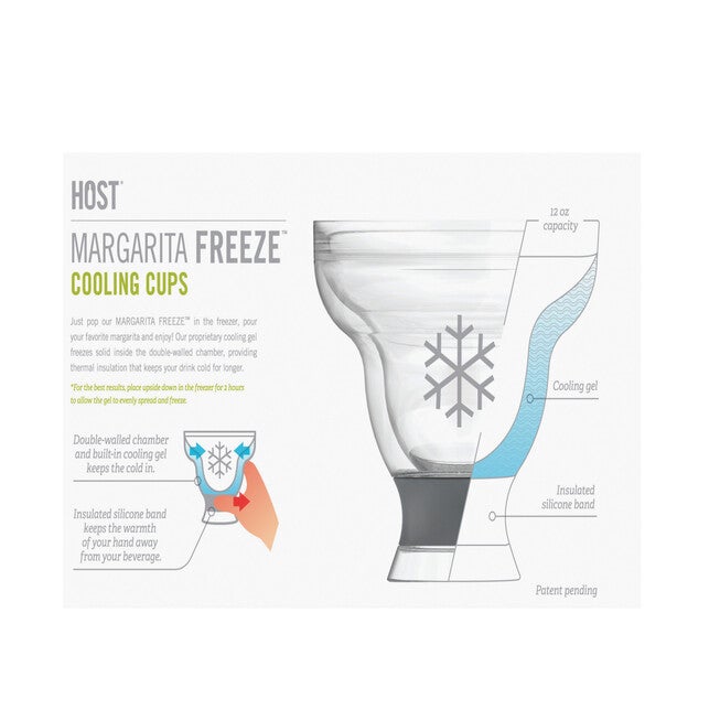 Margarita Freeze Cooling Cups (Set Of 2) By, , alternate image number null