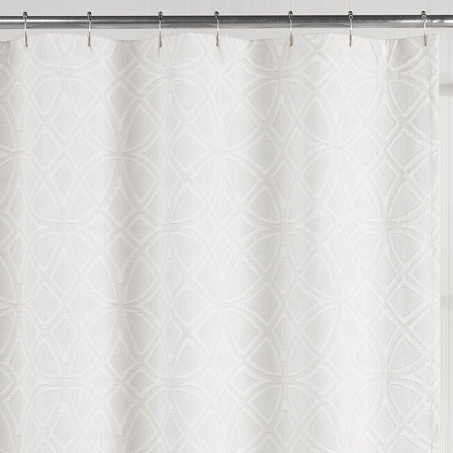 Bogart European Matelassé Shower Curtain, , on-hover image number 1