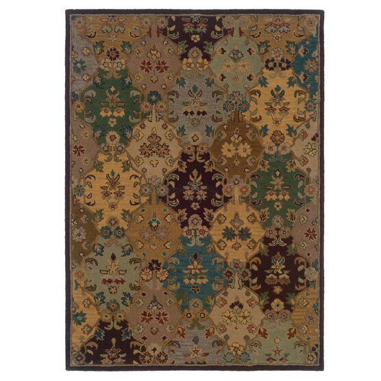 Trio Traditional Multi 8'X10' Area Rug, MULTI Trio Traditional Multi 8'X10' Area Rug, MULTI