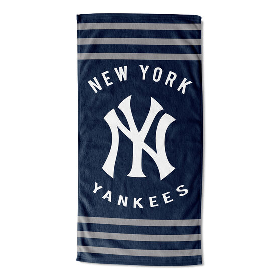Yankees Stripes Beach Towel, MULTI, hi-res image number null
