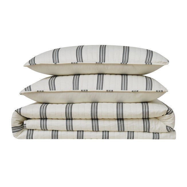Millenial Stripe 3-Piece Quilt Set, , alternate image number 3