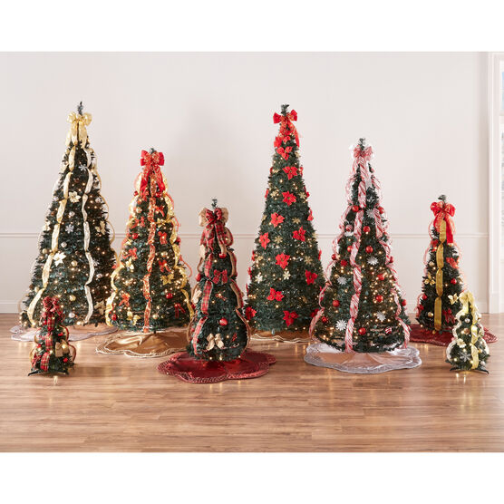 Fully 7½' Pop-Up Christmas Tree | Brylane