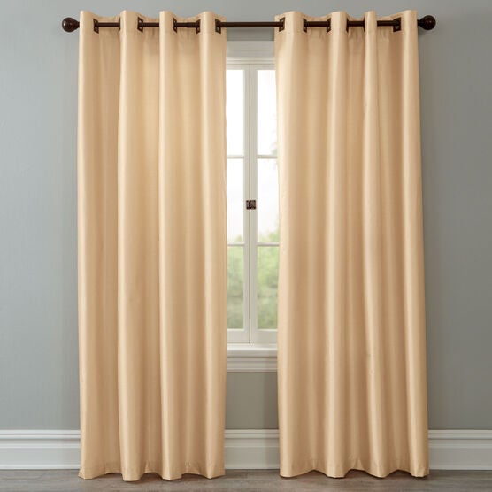 Chelsea Thermal Square Grommet Panel Curtains Drapes Brylane Home