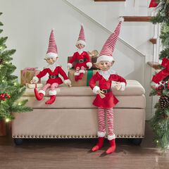 Posable Christmas Elves, 