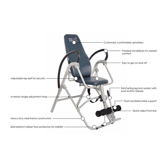 Stamina InLine Inversion Chair, , alternate image number null