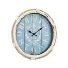 Blue Coastal Metal Wall Clock, , alternate image number null