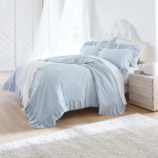 Cotton Linen Coverlet Bedding Brylane Home