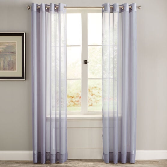 Bh Studio Sheer Voile Grommet Panel Brylane Home