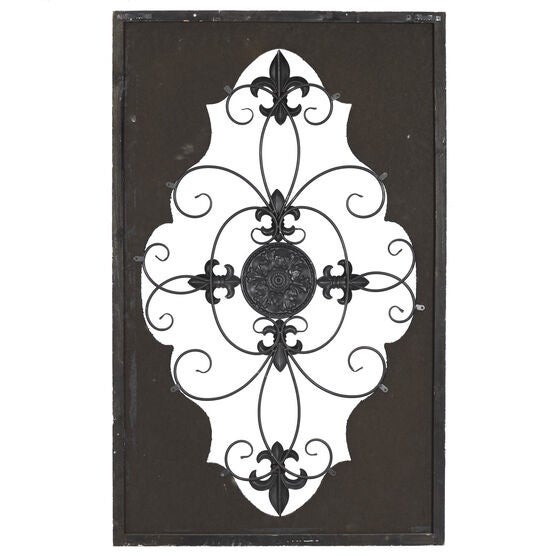 Cream Rustic Ornamental Wood Wall Décor, , alternate image number null