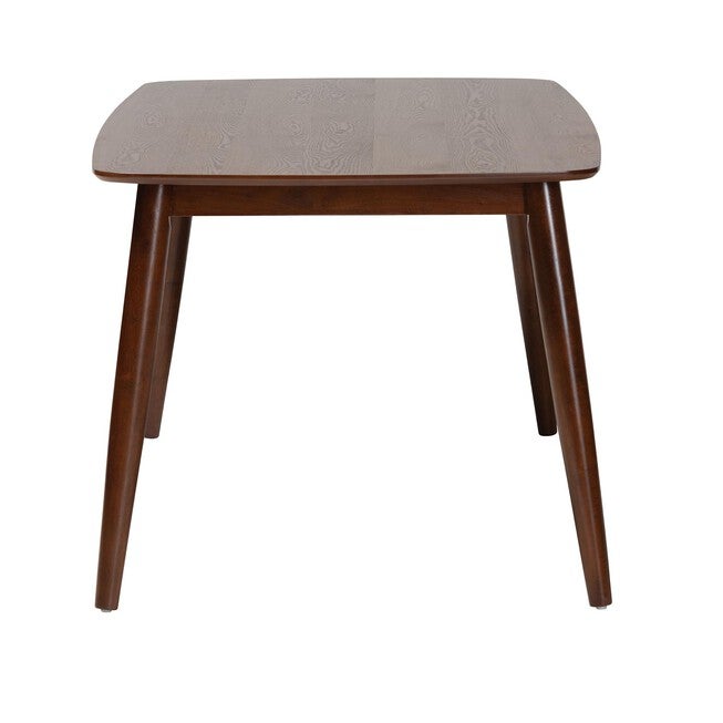Flora Mid-Century Modern Black Finished Wood Dining Table, , alternate image number null