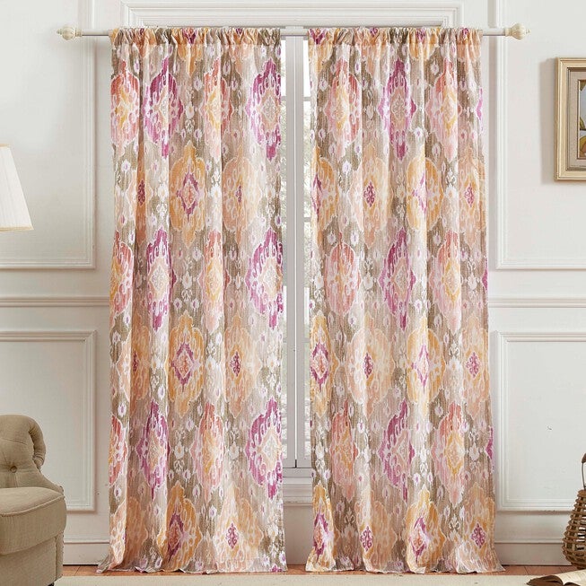 Ibiza Curtain Panel Pair , MULTI, hi-res image number 0