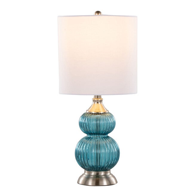 Belle 20 inches Glass Accent Lamp - Set Of 2, , alternate image number 2