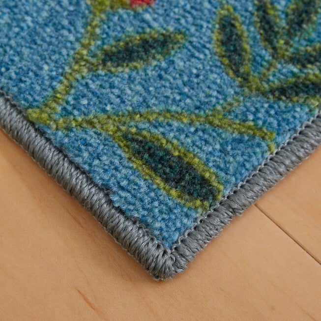 Hello Spring Blue Kitchen Rug, , on-hover image number 1