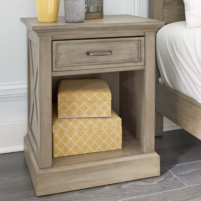 Mountain Lodge Nightstand , MULTI GRAY, hi-res image number null