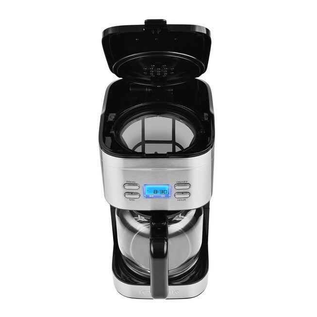Kalorik Programmable 12 Cup Coffee Maker, Stainless Steel, , alternate image number 8