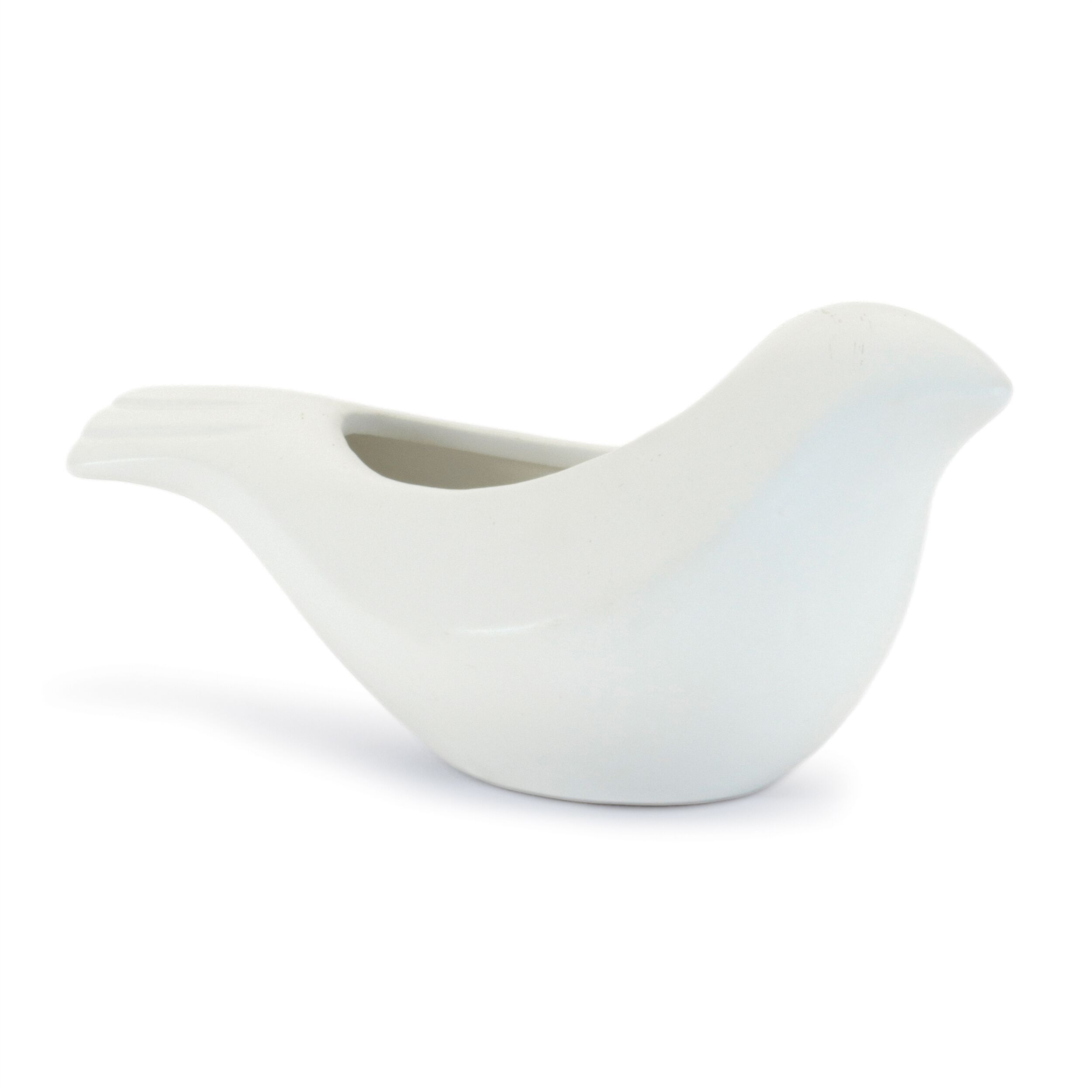 Ceramic Bird Planter Set of 6, WHITE, hi-res image number 0