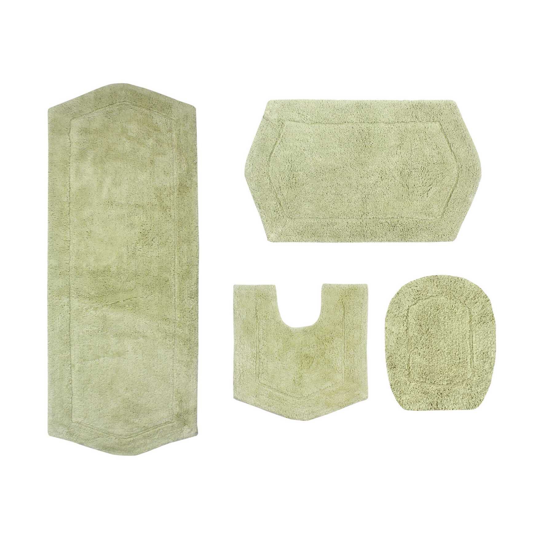 Waterford 4-Pc. Set Bath Rug Collection With Lid Cover