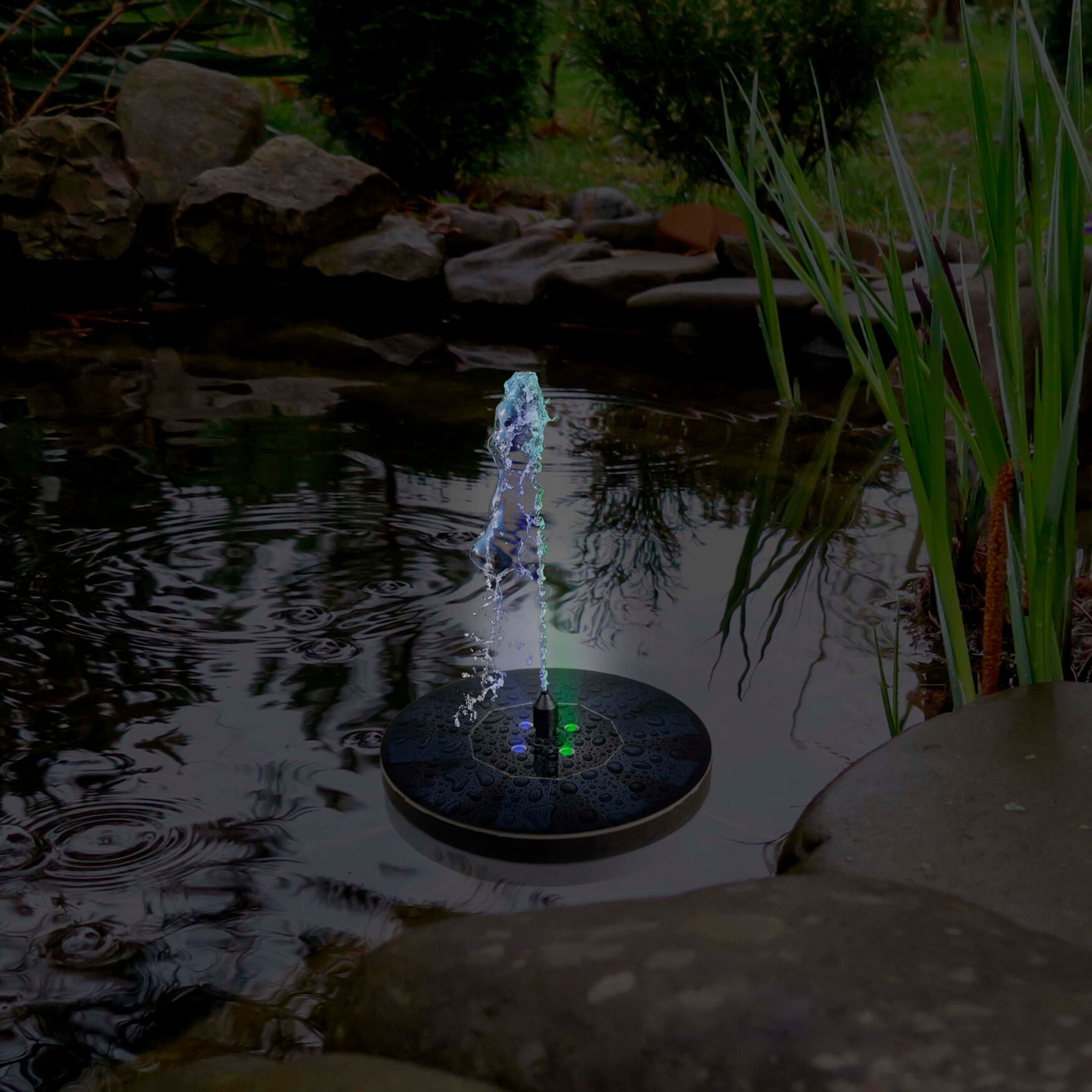 Solar Color-Changing Water Fountain, , alternate image number 3