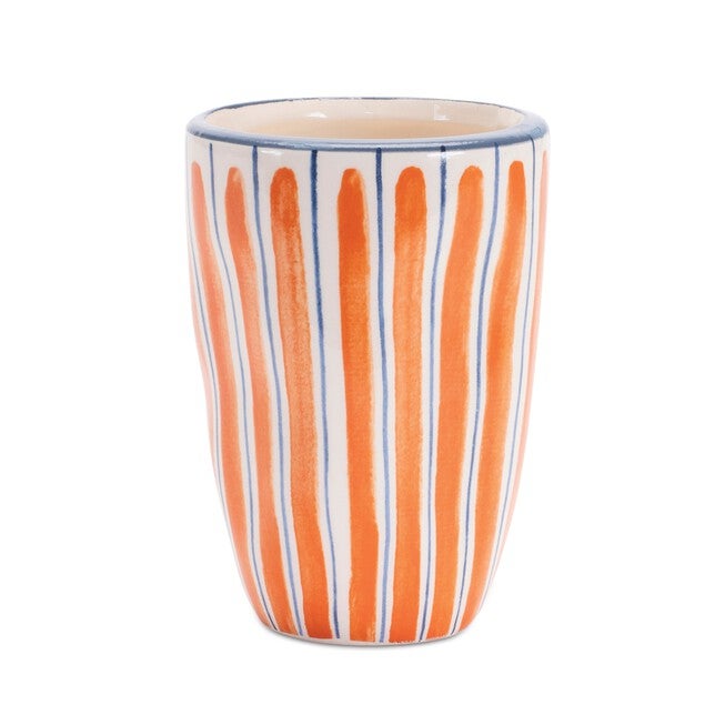 Wavy Stripe Planter (Set of 6), ORANGE/BLUE, alternate image number null