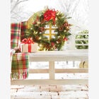 Pre-Lit Classic 28" Wreath, , alternate image number null