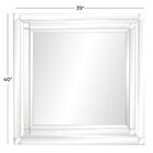 Clear Glam Wood Wall Mirror, , alternate image number null
