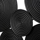 Cosmoliving By Cosmopolitan Black Metal Wall Decor, , alternate image number null