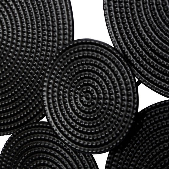 Cosmoliving By Cosmopolitan Black Metal Wall Decor, , alternate image number null