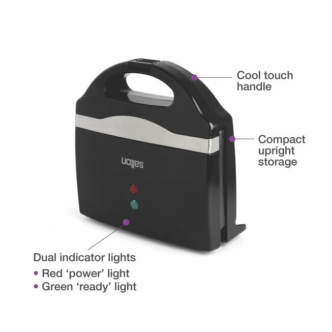 Sandwich Maker - Black, , alternate image number null