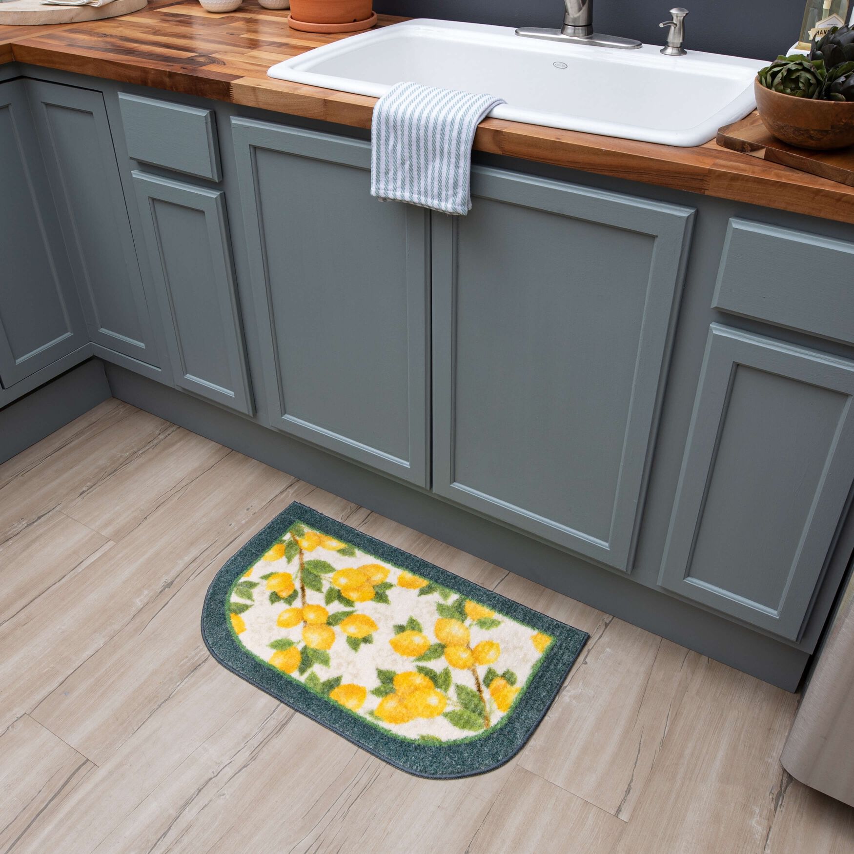 Lemon Grove Kitchen Rug, , alternate image number 6
