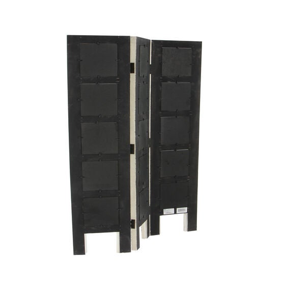 White Wood Farmhouse Room Divider Screen, 51 " x 1 " x 27 ", , alternate image number null