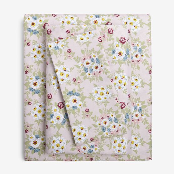2-Pack Microfiber Sheet Set, PINK FLORAL, hi-res image number null