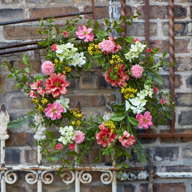 Cosmos Berry Wreath 27 inchesD, , alternate image number null